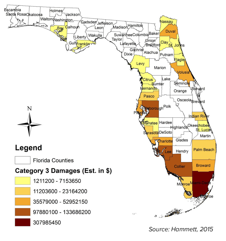 St Johns County Storm Surge Map - Maps For You